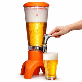 Torre Dispensador de Bebidas Tipo Jirafa 3.5L 🍻 Con Luz LED y Parlante para Fiestas