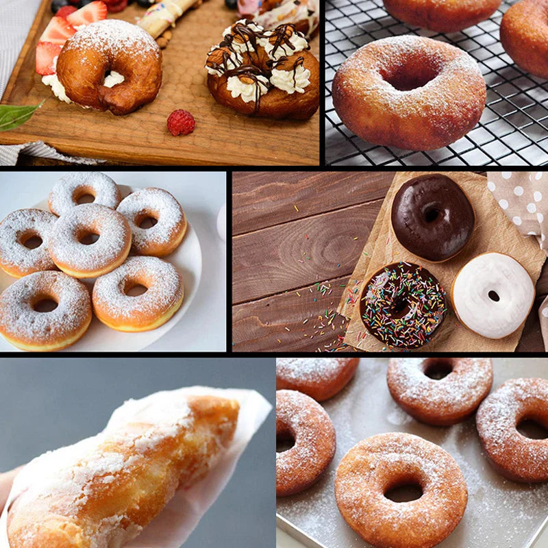 Máquina para Donas Antiadherente 🍩 Prepara 7 Donuts en Minutos