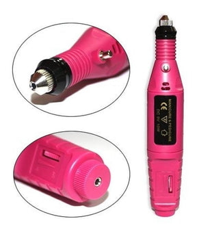 Pulidor Eléctrico de Uñas 💅 Kit Profesional Manicure y Pedicure x18 pz