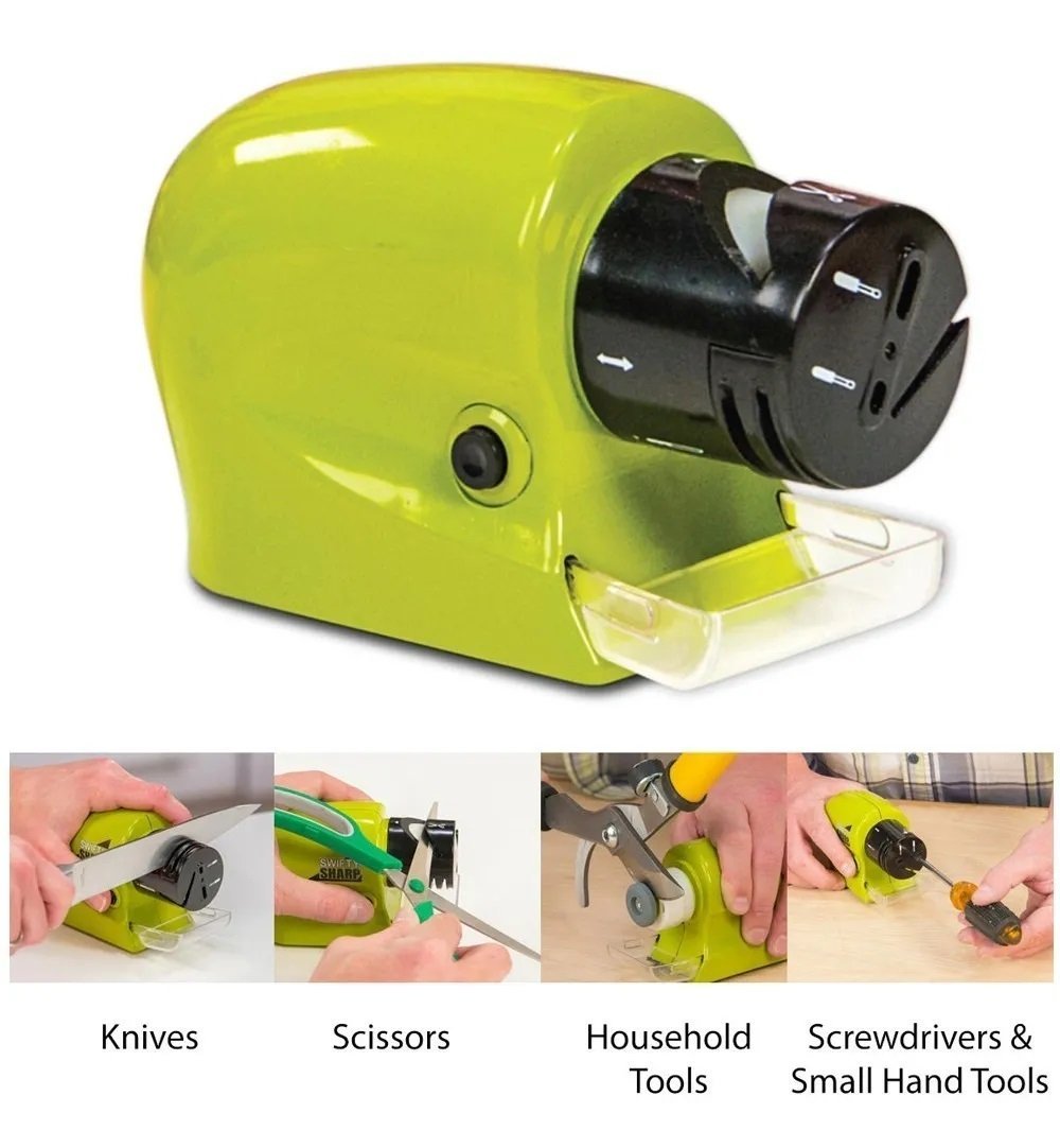 Afilador Eléctrico Multifuncional 🔪 Para Cuchillos y Tijeras