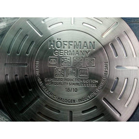 Batería de Ollas Hoffman Germany 🍳 Acero Inoxidable Premium (12 Piezas)