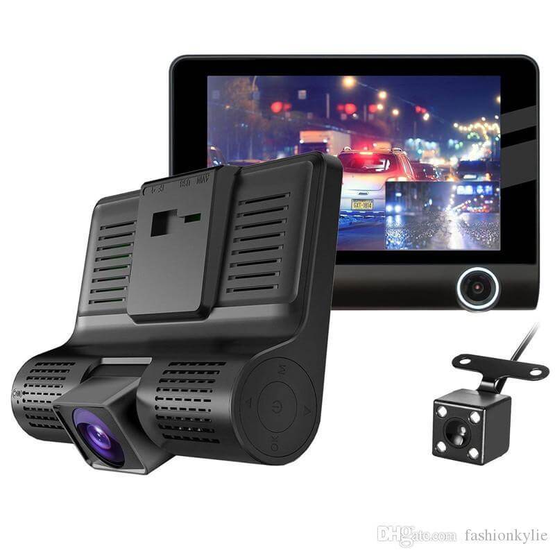 Cámara de Seguridad para Carro 🚗 Triple Visión + Reversa