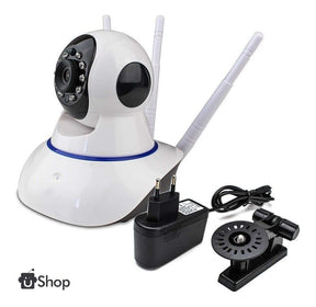 Cámara de Seguridad WiFi Robótica 360° 🌙 Visión Nocturna HD