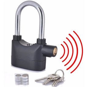 Candado con Alarma Antirrobo 🔒 para Bicicletas y Motos