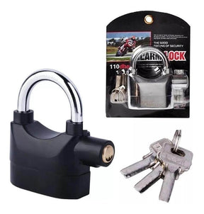 Candado con Alarma Antirrobo 🔒 para Bicicletas y Motos