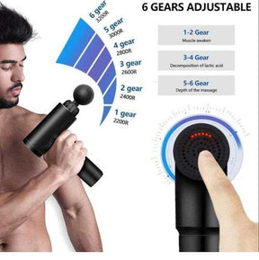 Masajeador Muscular Terapéutico Inalámbrico 💆‍♂️⚡ Alivio Profundo al Instante