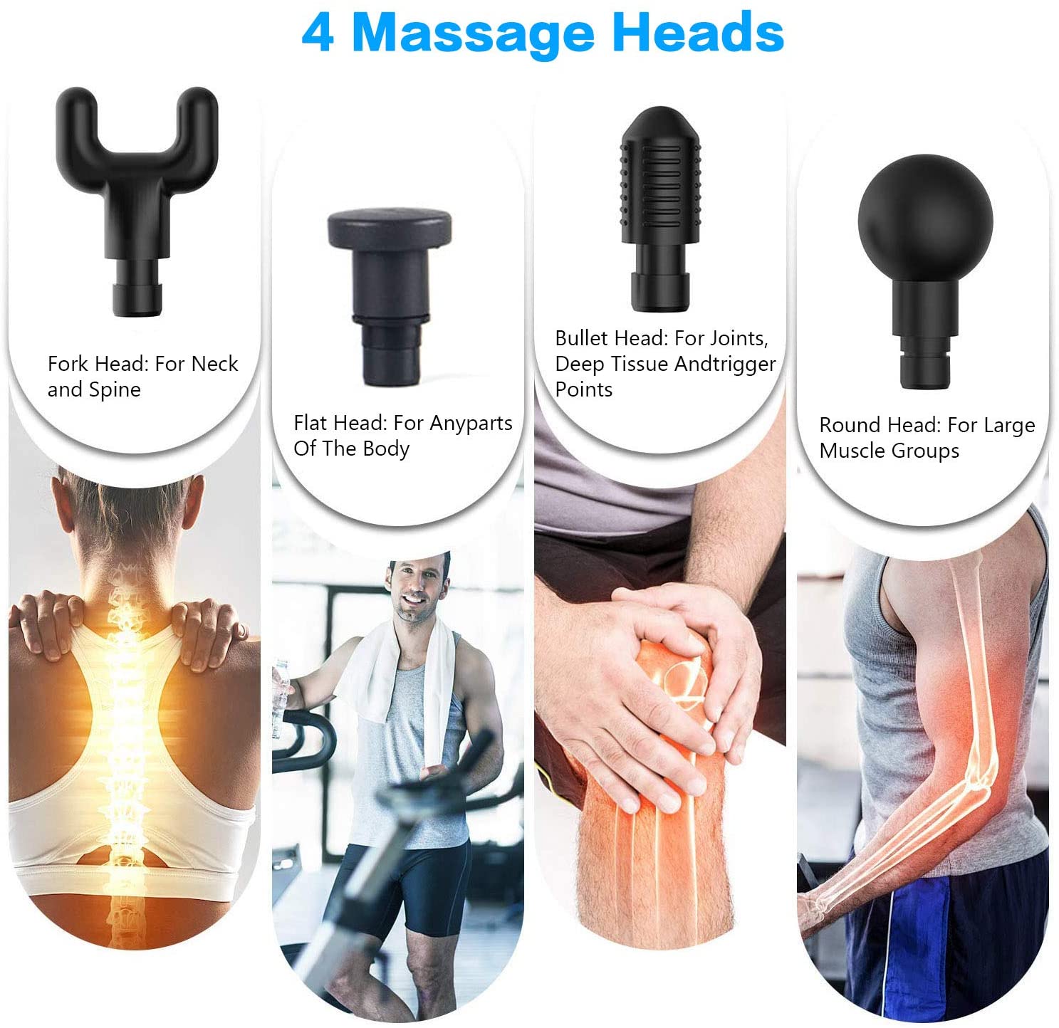 Masajeador Muscular Terapéutico Inalámbrico 💆‍♂️⚡ Alivio Profundo al Instante