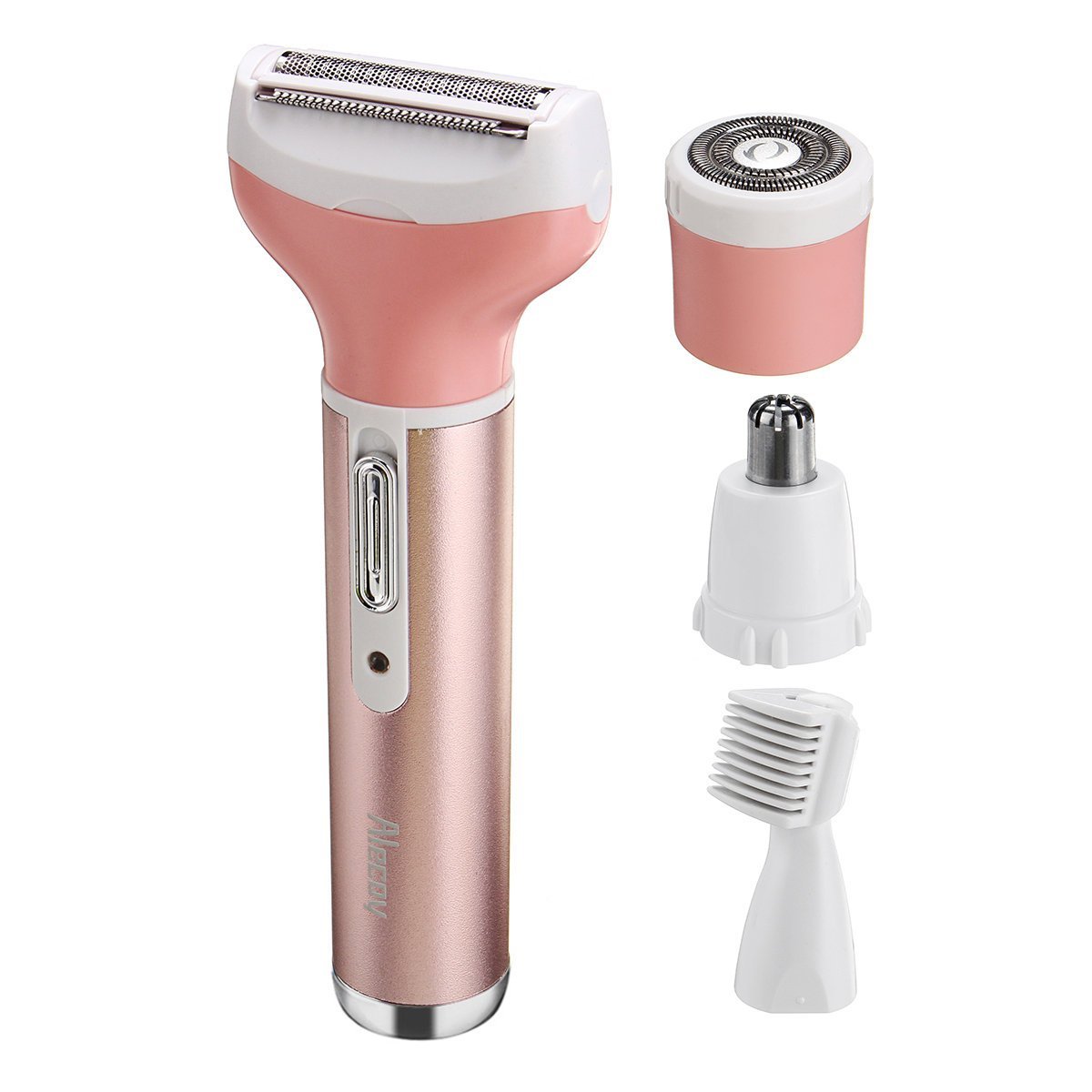 Depiladora Corporal Recargable 4 en 1 ✨ Cejas, Nariz y Rostro