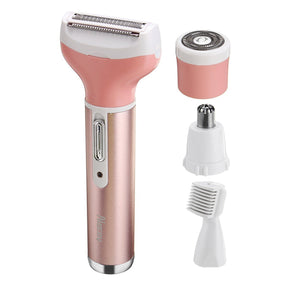 Depiladora Corporal Recargable 4 en 1 ✨ Cejas, Nariz y Rostro