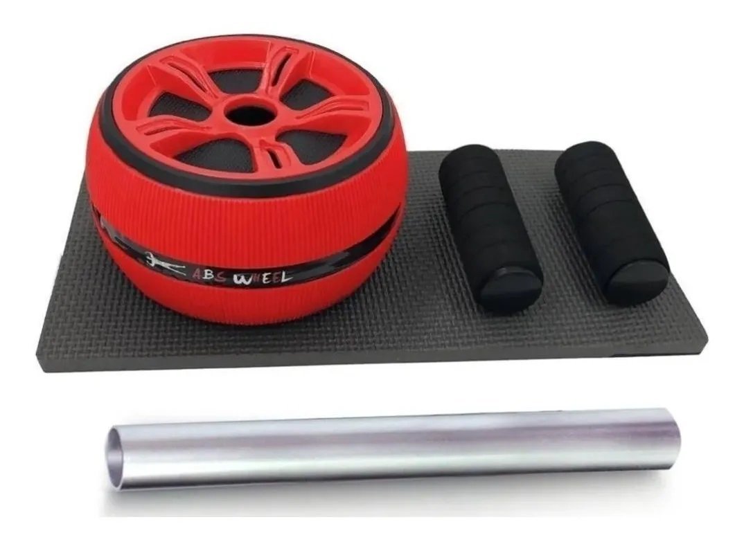 Rueda Abdominal Fitness Wheel Tapete De Entrenamiento