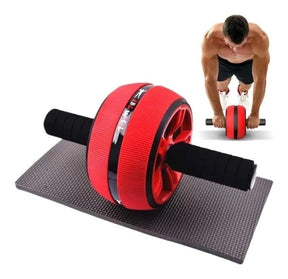 Rueda Abdominal Fitness Wheel Tapete De Entrenamiento