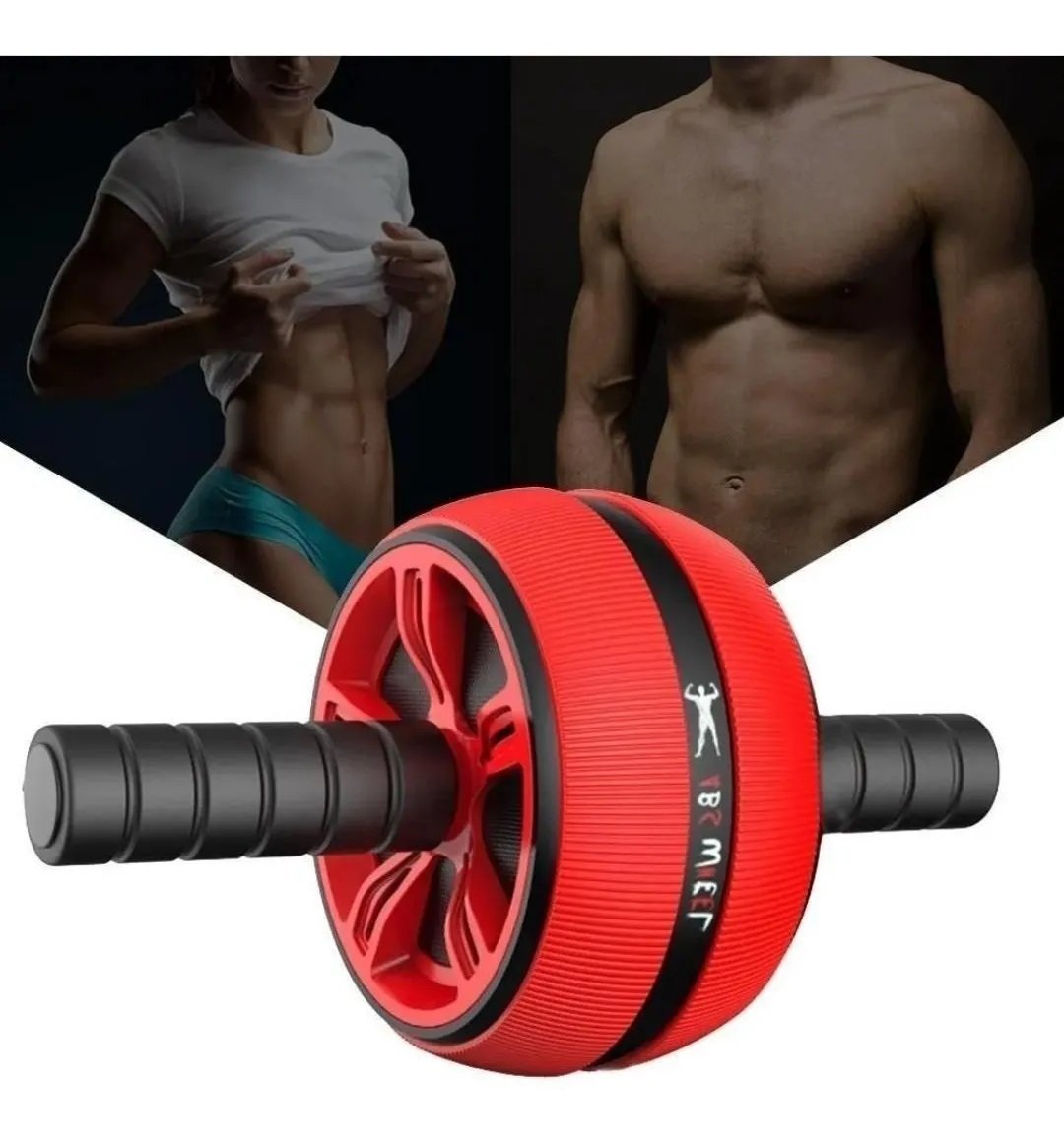 Rueda Abdominal Fitness Wheel Tapete De Entrenamiento
