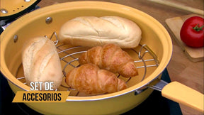Sartén Doble Antiadherente 🍳 Cocina por Ambos Lados sin Voltear